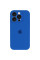 Силіконовий чохол Silicone Case Full Camera Protective (AA) для Apple iPhone 16 Pro Max (6.9) - Синій / Capri Blue - фото