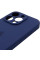 Силіконовий чохол Silicone Case Full Camera Protective (AA) для Apple iPhone 16 Pro Max (6.9) - Синій / Deep navy - фото