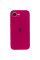 Силіконовий чохол Silicone Case Full Camera Protective (AA) для Apple iPhone 16e (6.1) - Червоний / Rose Red - фото