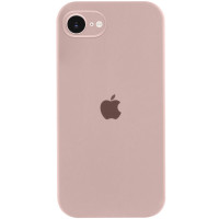 Силиконовый чехол Silicone Case Full Camera Protective (AA) для Apple iPhone 16e (6.1) - Розовый / Pink Sand