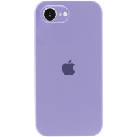 Силиконовый чехол Silicone Case Full Camera Protective (AA) для Apple iPhone 16e (6.1) - Сиреневый / Dasheen