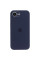 Силиконовый чехол Silicone Case Full Camera Protective (AA) для Apple iPhone 16e (6.1) - Темно-синий / Midnight blue - фото