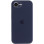 Силіконовий чохол Silicone Case Full Camera Protective (AA) для Apple iPhone 16e (6.1) - Темно-синій / Midnight blue