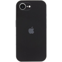 Силіконовий чохол Silicone Case Full Camera Protective (AA) для Apple iPhone 16e (6.1) - Чорний / Black