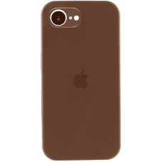 Силіконовий чохол Silicone Case Full Camera Protective (AA) для Apple iPhone 16e (6.1) - Коричневий / Brown