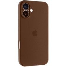 Силиконовый чехол Silicone Case Full Camera Protective (AA) для Apple iPhone 17 (6.3) - Коричневый / Brown