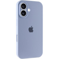 Силиконовый чехол Silicone Case Full Camera Protective (AA) для Apple iPhone 17 (6.3) - Голубой / Lilac Blue