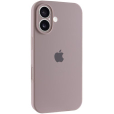 Силиконовый чехол Silicone Case Full Camera Protective (AA) для Apple iPhone 17 (6.3) - Серый / Lavender