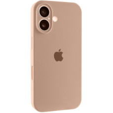 Силиконовый чехол Silicone Case Full Camera Protective (AA) для Apple iPhone 17 (6.3) - Бежевый / Desert Gold