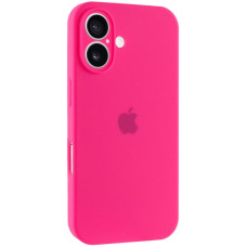 Силиконовый чехол Silicone Case Full Camera Protective (AA) для Apple iPhone 17 (6.3) - Розовый / Barbie pink