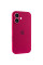 Силиконовый чехол Silicone Case Full Camera Protective (AA) для Apple iPhone 17 (6.3) - Красный / Rose Red - фото