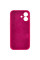 Силиконовый чехол Silicone Case Full Camera Protective (AA) для Apple iPhone 17 (6.3) - Красный / Rose Red - фото
