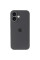 Силиконовый чехол Silicone Case Full Camera Protective (AA) для Apple iPhone 17 (6.3) - Серый / Dark Gray - фото