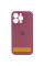 Силиконовый чехол Silicone Case Full Camera Protective (AA) для Apple iPhone 17 Pro (6.3) - Бордовый / Plum - фото
