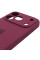 Силиконовый чехол Silicone Case Full Camera Protective (AA) для Apple iPhone 17 Pro (6.3) - Бордовый / Plum - фото