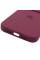 Силиконовый чехол Silicone Case Full Camera Protective (AA) для Apple iPhone 17 Pro (6.3) - Бордовый / Plum - фото