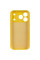Силіконовий чохол Silicone Case Full Camera Protective (AA) для Apple iPhone 17 Pro (6.3) - Жовтий / Yellow - фото