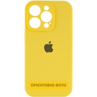 Силіконовий чохол Silicone Case Full Camera Protective (AA) для Apple iPhone 17 Pro (6.3) - Жовтий / Yellow