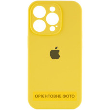 Силіконовий чохол Silicone Case Full Camera Protective (AA) для Apple iPhone 17 Pro (6.3) - Жовтий / Yellow