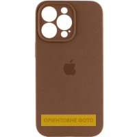 Силиконовый чехол Silicone Case Full Camera Protective (AA) для Apple iPhone 17 Pro (6.3) - Коричневый / Brown