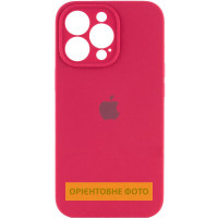 Силиконовый чехол Silicone Case Full Camera Protective (AA) для Apple iPhone 17 Pro (6.3) - Красный / Rose Red