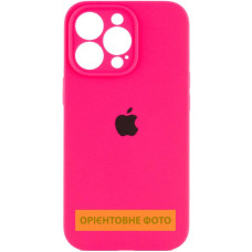 Силиконовый чехол Silicone Case Full Camera Protective (AA) для Apple iPhone 17 Pro (6.3) - Розовый / Barbie pink