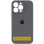 Силіконовий чохол Silicone Case Full Camera Protective (AA) для Apple iPhone 17 Pro (6.3) - Сірий / Dark Gray