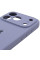 Силиконовый чехол Silicone Case Full Camera Protective (AA) для Apple iPhone 17 Pro (6.3) - Серый / Lavender Gray - фото