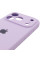 Силіконовий чохол Silicone Case Full Camera Protective (AA) для Apple iPhone 17 Pro (6.3) - Бузковий / Lilac - фото
