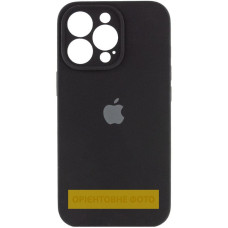 Силиконовый чехол Silicone Case Full Camera Protective (AA) для Apple iPhone 17 Pro (6.3) - Черный / Black