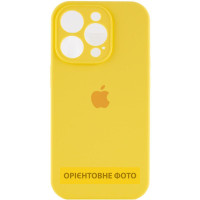 Силіконовий чохол Silicone Case Full Camera Protective (AA) для Apple iPhone 17 Pro Max (6.9) - Жовтий / Yellow