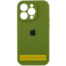 Силіконовий чохол Silicone Case Full Camera Protective (AA) для Apple iPhone 17 Pro Max (6.9) - Зелений / Dark Olive
