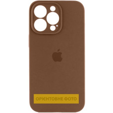 Силиконовый чехол Silicone Case Full Camera Protective (AA) для Apple iPhone 17 Pro Max (6.9) - Коричневый / Brown