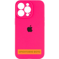 Силіконовий чохол Silicone Case Full Camera Protective (AA) для Apple iPhone 17 Pro Max (6.9) - Рожевий / Barbie pink