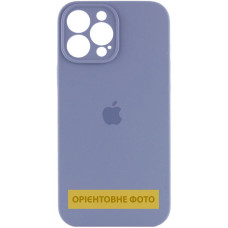 Силиконовый чехол Silicone Case Full Camera Protective (AA) для Apple iPhone 17 Pro Max (6.9) - Серый / Lavender Gray