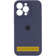 Силиконовый чехол Silicone Case Full Camera Protective (AA) для Apple iPhone 17 Pro Max (6.9) - Темно-синий / Midnight blue