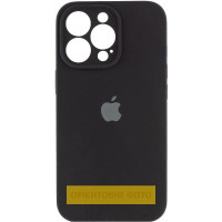 Силиконовый чехол Silicone Case Full Camera Protective (AA) для Apple iPhone 17 Pro Max (6.9) - Черный / Black