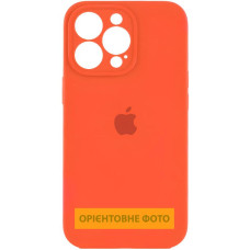 Силіконовий чохол Silicone Case Full Camera Protective (AA) для Apple iPhone 17 Pro Max (6.9) - Помаранчевий / Orange
