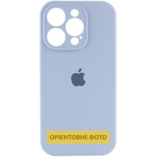 Силиконовый чехол Silicone Case Full Camera Protective (AA) для Apple iPhone 17 Air (6.5) - Голубой / Lilac Blue
