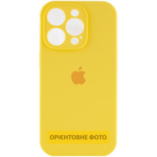 Силиконовый чехол Silicone Case Full Camera Protective (AA) для Apple iPhone 17 Air (6.5) - Желтый / Yellow