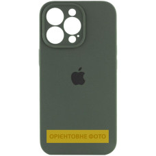 Силиконовый чехол Silicone Case Full Camera Protective (AA) для Apple iPhone 17 Air (6.5) - Зеленый / Cyprus Green