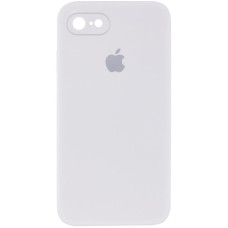 Силіконовий чохол Silicone Case Square Full Camera Protective (AA) для Apple iPhone 7/8/SE (2020) (4.7) - Білий / White