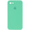 Силіконовий чохол Silicone Case Square Full Camera Protective (AA) для Apple iPhone 7/8/SE (2020) (4.7) - Зелений / Spearmint