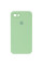 Силіконовий чохол Silicone Case Square Full Camera Protective (AA) для Apple iPhone 7/8/SE (2020) (4.7) - М'ятний / Mint - фото