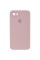 Силіконовий чохол Silicone Case Square Full Camera Protective (AA) для Apple iPhone 7/8/SE (2020) (4.7) - Рожевий / Pink Sand - фото