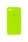 Силіконовий чохол Silicone Case Square Full Camera Protective (AA) для Apple iPhone 7/8/SE (2020) (4.7) - Салатовий / Neon green - фото