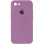 Силіконовий чохол Silicone Case Square Full Camera Protective (AA) для Apple iPhone 7/8/SE (2020) (4.7) - Ліловий / Lilac Pride