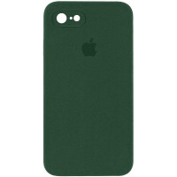 Силіконовий чохол Silicone Case Square Full Camera Protective (AA) для Apple iPhone 7/8/SE (2020) (4.7) - Зелений / Cyprus Green