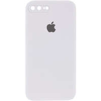 Силіконовий чохол Silicone Case Square Full Camera Protective (AA) для Apple iPhone 7 plus/8 plus (5.5) - Білий / White