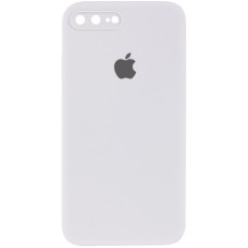 Силіконовий чохол Silicone Case Square Full Camera Protective (AA) для Apple iPhone 7 plus/8 plus (5.5) - Білий / White